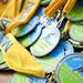 Ann Arbor Marathon medals on a table near the finish line on Sunday, June 9. Daniel Brenner I AnnArbor.com